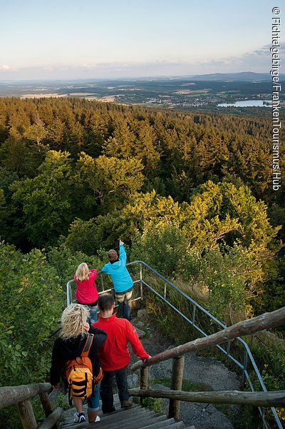Aussichtspavillion am Großen Waldstein (Fichtelgebirge)