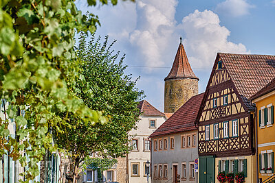 Stadtkern mit Fachwerk (Prichsenstadt/Steigerwald)