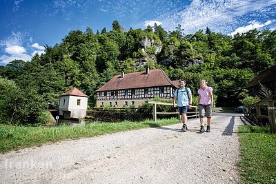 Wanderung an der Rabenecker Mühle (Waischenfeld, Fränkische Schweiz)